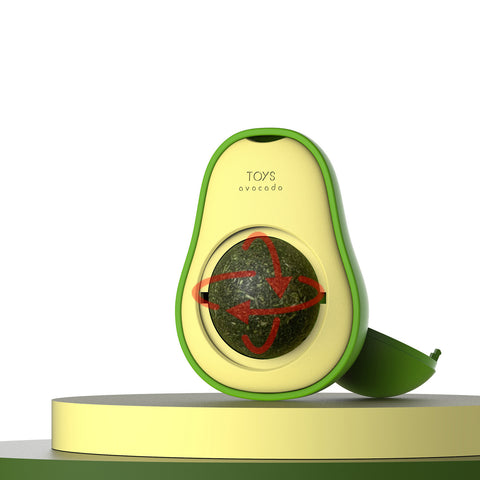 Catnip Avocado Interactive Toy