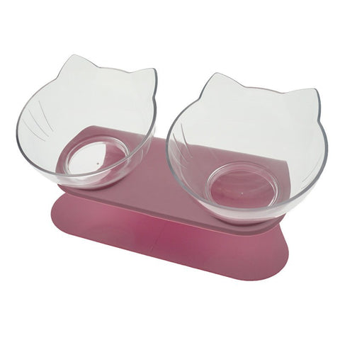 Cat Double Bowl for Feeding