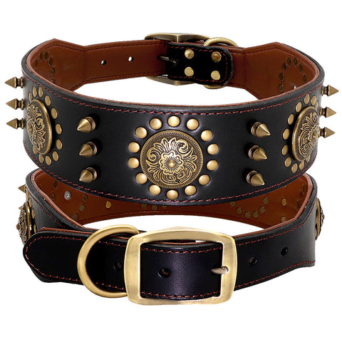 Anti-Bite Studded Dog Collar