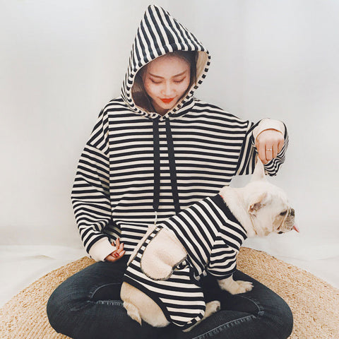 Striped Four-Leg Pet Sweater