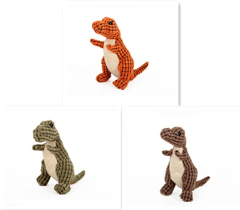 Dinosaur Plush Chew Toy for Dogs