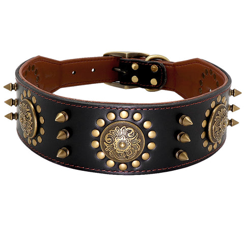 Anti-Bite Studded Dog Collar