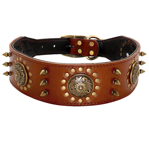 Anti-Bite Studded Dog Collar