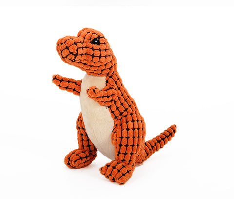 Dinosaur Plush Chew Toy for Dogs