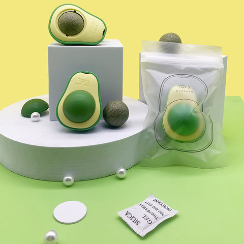 Catnip Avocado Interactive Toy