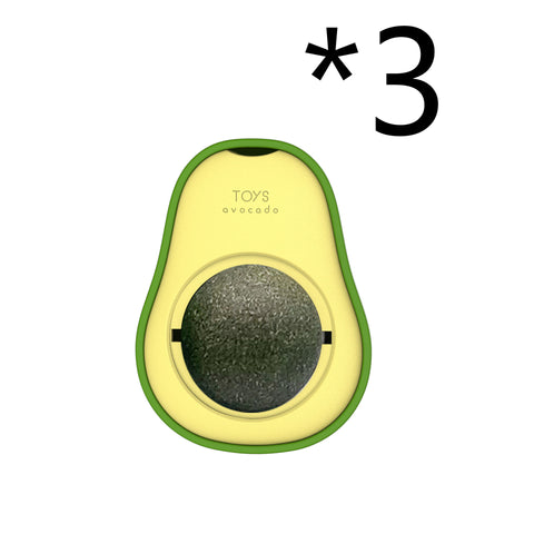 Catnip Avocado Interactive Toy