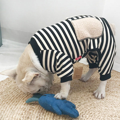 Striped Four-Leg Pet Sweater